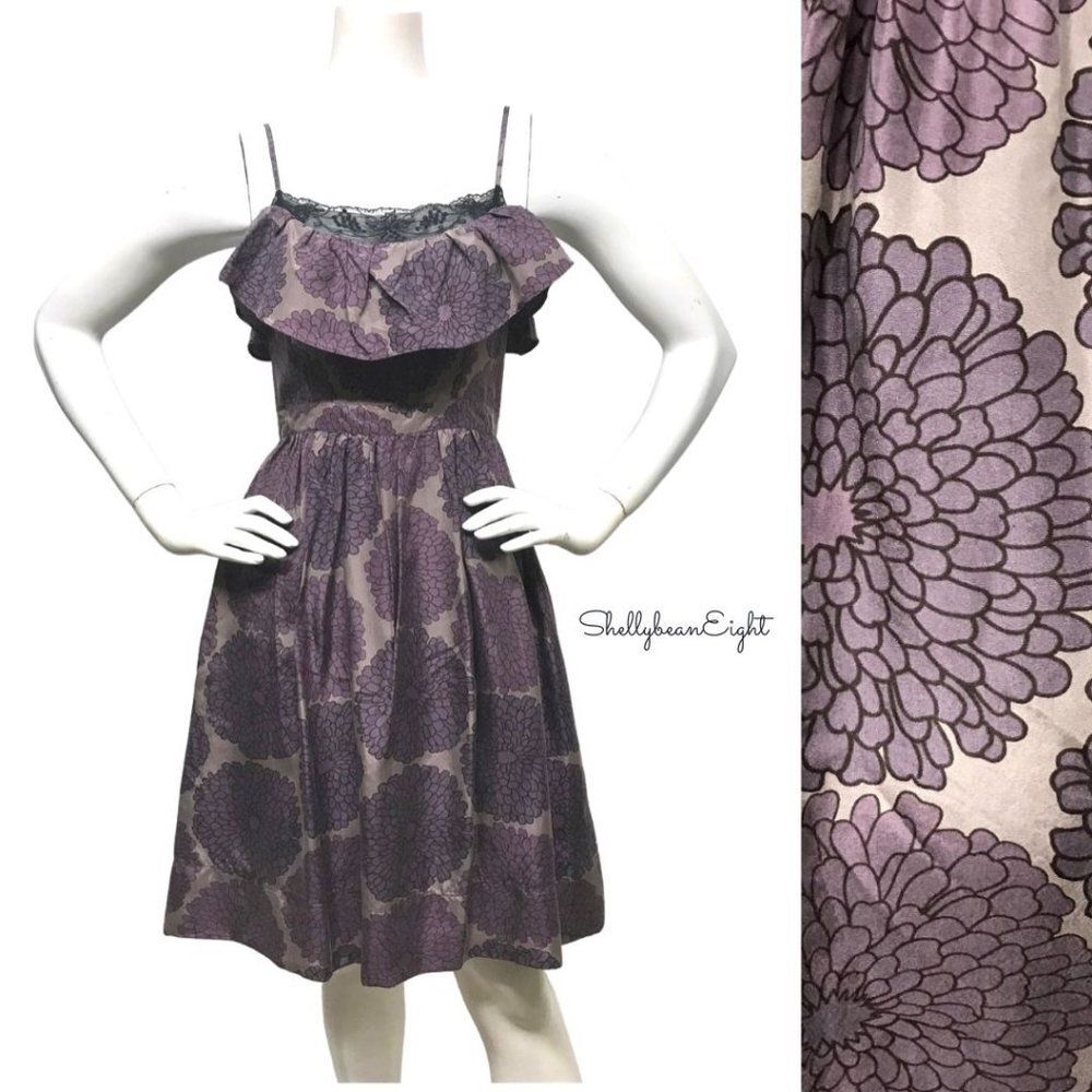 ANTHROPOLOGIE Come What May Fit & Flare Dress 2